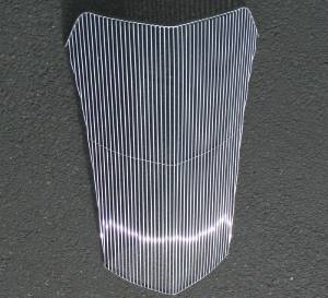 Chevrolet Truck Grille. Billet Aluminum With Narrow Spacing (1/4"). Polished Bars (Face Only) Photo Main
