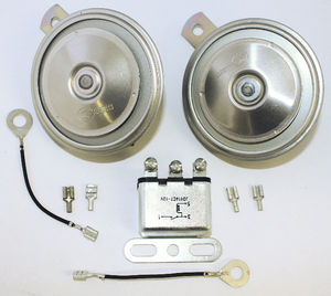 Chevrolet Horns With Relay - Pair, 12 Volt Photo Main