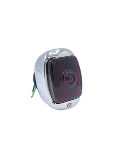 Chevrolet Car Tail Light Assembly With Script Glass Lens, Right Side. Polished Stainless Steel Photo Main
