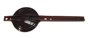 Chevrolet Car Steering Wheel, Spinner - Center Plastic Behind Horn Bar, Maroon Photo Main