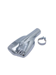 Exhaust Extension. Reproduction Of Original Accessory Bearclaw Shape (Chrome) Photo Main