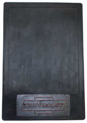 Truck Mud Flaps With "Chevrolet" Inside Of Bowtie Photo Main
