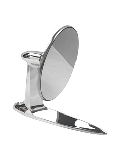 Chevrolet Car Rear View Mirror, Side Body Mount With Pad. Original 55-57 Photo Main