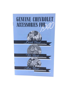 Chevrolet Glove Box Accessory Book - Color Reproduction Photo Main