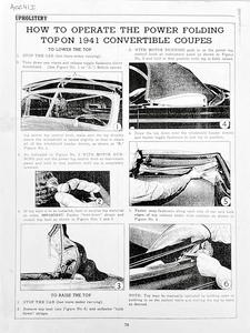 Convertible Top, Folding Instructions Sheet - Top Folding (Cabriolet) Photo Main