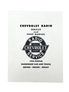 Chevrolet Truck Radio Shop and Service Manual - Origi Photo Main