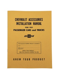 Chevrolet Accessory Installation Manual (Superb) Photo Main