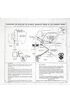 Windshield Washer, Installation Sheet Photo Main