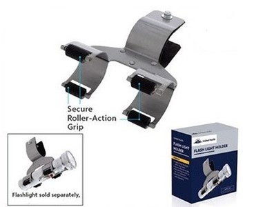Car Vintage Flashlight Bracket With Roller Action Grip Photo Main