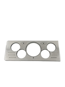 Chevrolet Dash Panel 40 Chevy Car - Billet Aluminum, Polished - 5 Hole Combo 1med-4sml - With Bowties Photo Main