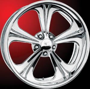 Wheels, Billet Aluminum  - Legends Series. Bullet, Polished Photo Main