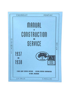 Chevrolet Car Manual, Fisher Body Construction and Adjustment (Superb Reproduction) Photo Main