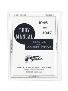Chevrolet Car Manual, Fisher Body Construction and Adjustment Photo Main