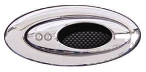 Door Handles, Chrome Elliptical With Inserts -Oval Lever (Paul Atkins Signature Series) Photo Main