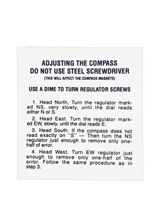 Decal - Compass Instruction Photo Main