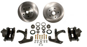 Chevy Car Brake Disc Conversion Front - 41-48 Knee Action. Complete Kit. 5 Lug (No 6 Lug) Photo Main