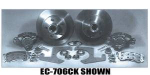 Brake Disc Conversion Front- 39-40 Knee Action. Complete Kit - 5 Lug Photo Main