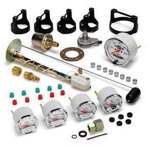 Chevrolet Instrument Gauges - Auto Meter Chevy Vintage, 3-1/8" 5 Gauge Set (Electric Speedo) Photo Main