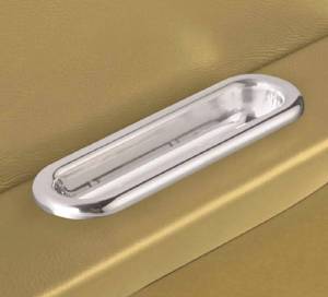 Door Pull Kit, Polished Billet Aluminum Oval Armrest Photo Main