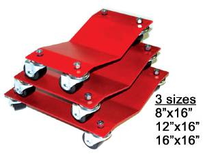 Wheel Dolly, Autodollys - Standard (1,500 Lbs. Per Dolly) Or Heavy Duty (2,500 Lbs. Per Dolly). 3 Sizes Photo Main