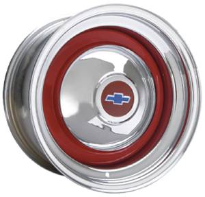 Wheel -Custom Nostalgia, Chrome Rim, Bare Center. Available In 14", 15" Or 16" Photo Main