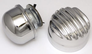 Valve Cover Breather, Finned Polished Aluminum Photo Main