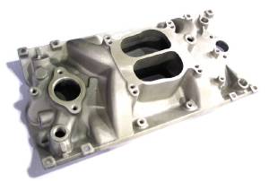 Chevrolet Intake Manifold -Satin Cyclone, Chevy Small Block Vortec Heads (Non Egr) Photo Main