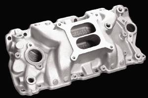 Chevrolet Intake Manifold -Satin Typhoon, Chevy Small Block (Non Egr) Photo Main