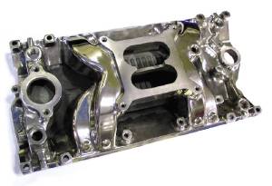 Chevrolet Intake Manifold -Polished Crosswind, Chevy Small Block Vortec Heads (Non Egr) Photo Main