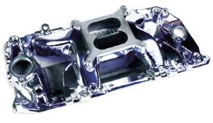 Chevrolet Intake Manifold -Polished Crosswind Manifold, Chevy Big Block (Oval Ports) Photo Main