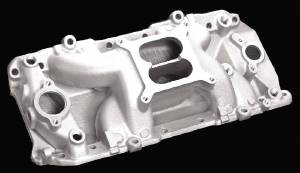 Chevrolet Intake Manifold -Satin Crosswind Manifold, Chevy Big Block (Oval Ports) Photo Main