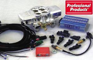 Throttle Body Professional Products 750 Cfm Powerjection 1 System With Billet - Polished Finish Photo Main