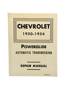 Chevrolet Car Shop Manual - Powerglide Repair. Includes 1954 Supplemental Data Photo Main