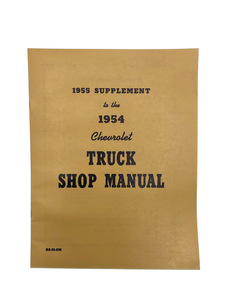 Chevrolet Truck Shop Supplement (1st Series) Full Size Photo Main