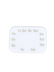 Chevrolet Parts -  Chevrolet Car Radio Dial Lens, 1-7/8" X 1-3/8"