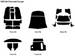 Chevrolet Parts -  Chevrolet Car Body Sound Deadener 1953-54 Coupe AcoustiShield Kit