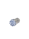  Parts -  Bulb -LED Super Bright Bulb Amber Color 6v Replaces #1154 Dual Contact (Offset Pins)