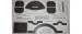 Chevrolet Parts -  Chevrolet Car Decal Set - Instruments With Speedo and Odometer