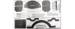 Chevrolet Parts -  Decal Set - Instrument With Clock, Speedo and Odometer