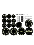 Chevrolet Parts -  Chevrolet Truck Decal Set - Instrument Set With Speedo and Odometer