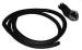 Chevrolet Parts -  Chevrolet Wire Loom (Black) Original Hard Cover Wiring Protection, 1/2" I.D.