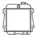 Chevrolet Parts -  Chevrolet Car Radiator (Copper-Brass) V8 Small Block, 4 Core With Trans Cooler