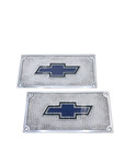 Chevrolet Parts -  Running Board Step Plates -Die Cast With Bowtie