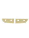 Chevrolet Parts -  Chevrolet Car Plastic Plate Behind Choke and Throttle. Ivory