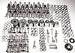 Chevrolet Parts -  Chevrolet Car Fender Bolt, Nut and Washer Set. Front and Rear Fenders -Original Style