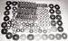 Chevrolet Parts -  Chevrolet Car Fender Bolt, Nut and Washer Set. Front and Rear -Original Style