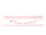 Chevrolet Parts -  Chevrolet Truck Lettering -Grille (Vinyl)