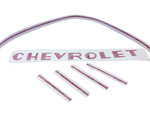Chevrolet Parts -  Chevrolet Truck Grille -Red Vinyl Lettering