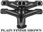 Chevrolet Parts -  Chevrolet Headers, Sanderson -For Angle Plug Heads. Ceramic Coated