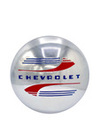Chevrolet Parts -  Chevrolet Hub Cap, 41-48 Passenger and 41-46 Commercial (Stainless) Modified For Artillery / Nostalgia Wheels
